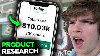 How I Find 10kday Products In 2 Minutes  TikTok Dropshipping