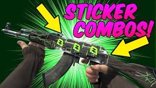 CSGO - AK47 Emerald Pinstripe Sticker Combinations