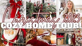 COZY CHRISTMAS HOME TOUR 2023  RUSTIC HOME DECOR  CHRISTMAS DECOR  HOUSE TOUR  MarieLove