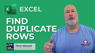 Excel - Find & Highlight Duplicate Rows - 3 Methods  Conditional Formatting