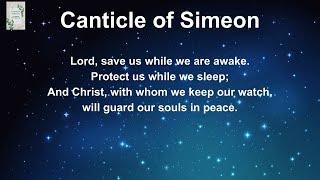 Canticle of Simeon with Lyrics