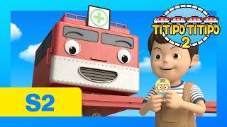 TITIPO S2 EP25 l Diesels Old Freight Cars l Train Cartoons For Kids  TITIPO TITIPO 2