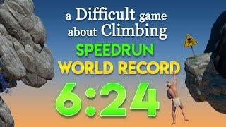 A Difficult Game About Climbing Speedrun in 624