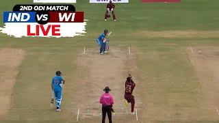 IND vs WI ODI LIVE Score  India vs West Indies 2nd ODI LIVE Score  IND vs WI 2023