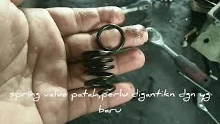 Honda wave S 110 valve spring patah