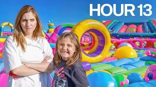 24 Hours in Largest Bounce House EVER