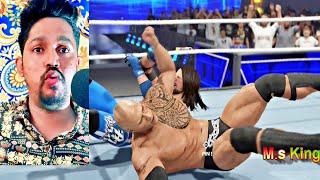 WWE 2K24  The Rock vs Aj Styles Full Match on Smackdown Live in Hindi Gameplay