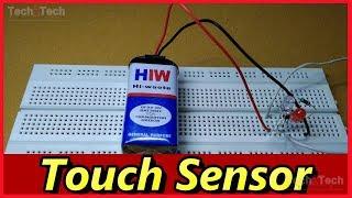 How to make Touch Sensor on Breadboard college projects led flashlight