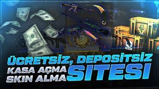 CSGO BEDAVA KASA AÇMA  ÜCRETSİZ SKİN ALMA SİTESİ  DEPOSİTSİZ SİTE 