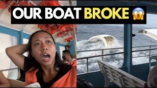 Our BOAT BROKE in the MIDDLE of the OCEAN Dinagat Islands » Surigao City » Mindanao