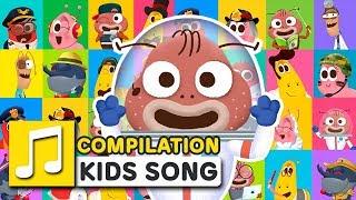 GREAT JOBS IN THE WORLD COMPILATION  LARVA KIDS  SUPER BEST SONGS FOR KIDS   LEARNING SONG