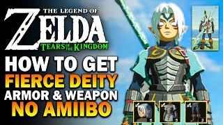 How To Get The Fierce Deity Armor & Sword WITHOUT AMIIBO Zelda Tears Of The Kingdom - TOTK Armor