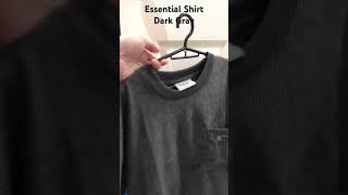 Essential Shirt Dark Gray #essential #fypage #fypシ゚viral #byebye