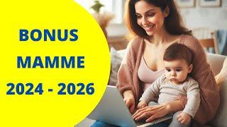 BONUS MAMME  - A chi spetta e come ottenerlo