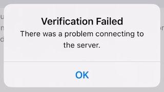 Verification Failed There Was a Problem Connecting To The Server  Apple ID Verification Failed 2024