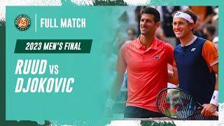 Djokovic vs Ruud 2023 Mens final Full Match  Roland-Garros