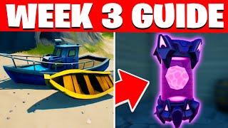 ALL WEEK 3 CHALLENGES FORTNITE SEASON 7  WEEK 3 CHALLENGES  EPIC QUESTS 