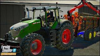 Sowing Oat w The NEW FENDT 1050 Vario. Loging & Buying The Sawmill  #CourtFarm Ep.104  #FS22