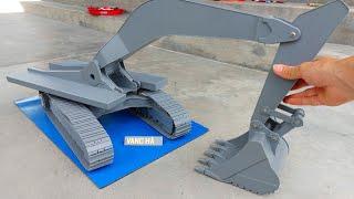 Homemade RC Excavator from PVC  Part 03