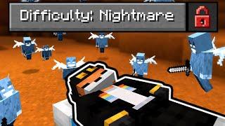 So I made a nightmare Difficulty in Minecraft...