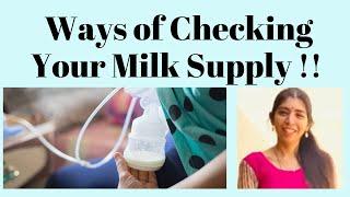 Ways of Checking Your Milk Supply 