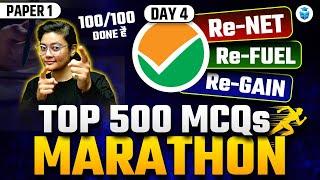 UGC NET Paper 1 Marathon  UGC NET Re-Exam Top 500 MCQs  Paper 1 UGC NET 2024  Aditi Mam