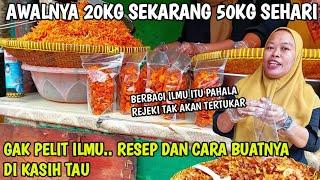 IBU HEBAT.. gak pelit ilmu RESEP DAN CARA PROSES DIKASIH TAU  IDE BISNIS RUMAH