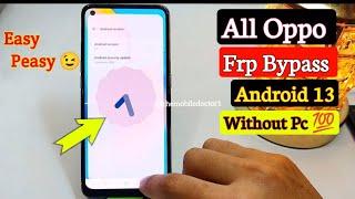 All Oppo Frp Bypass Android 13 Without Pc   Oppo Android 13 Google Account Unlock Without Pc 
