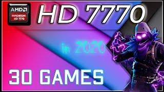 *AMD Radeon HD 7770 in 30 Games  2020-2022