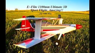 EFlite 1100mm Ultimate 3D Sport Flight Amazing Fly with Mike