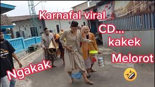 Karnaval Ngemplak TanjungArum viral lucu..CD kakek melorot