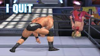 Brock Lesnar vs. Torrie Wilson  Judgment Day  I QUIT  Intergender  WWE SD Shut Your Mouth