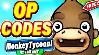 ALL NEW *SECRET CODES* IN ROBLOX MONKEY TYCOON new codes in roblox Monkey Tycoon  NEW