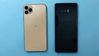 iPhone 11 Pro Max vs Samsung Galaxy Note 8