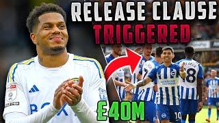  BREAKING - Brighton TRIGGER Georgino Rutters Release Clause 