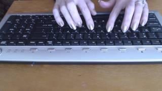 ASMR Keyboard Typing & Gum Chewing  No Talking