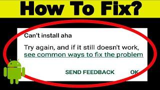 Fix Cant Download aha App Error On Google Play Store Problem 100% Solved