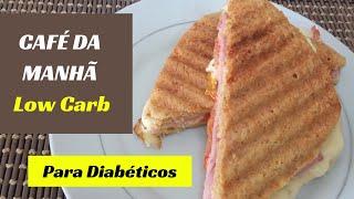 Café da manhã LOW CARB para DIABÉTICOS - Pronto em 5 Minutos