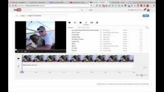 YouTube Editor Tutorial Inserting Audio including Music