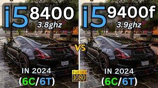 i5 8400 vs i5 9400f Tested in 15 Games 2024  1080p