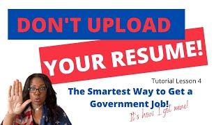 USAJOBS resume tutorial  Tips to set up USAJOBS profile  Create best qualified federal resume