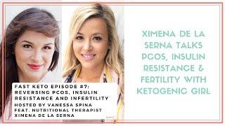 PCOS and Getting Pregnant Diet  Ximena de la Serna Talks On The Ketogenic Girl Podcast