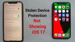 How to Fix Stolen Device Protection Not Showing on iPhone  How to Enable Stolen Device Protection.