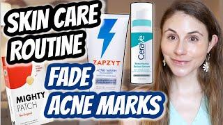 SKIN CARE ROUTINE for fading POST ACNE MARKS Dr Dray