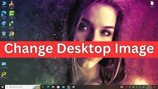 How To Change Your Background On Your Computer  Change Desktop Background Image  Fast Way