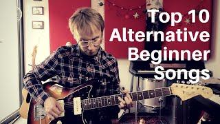 Top 10 Alternative Beginner Songs  Guitar Lesson