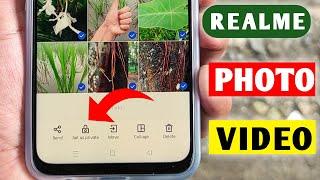How to View Set as Private Photos and Videos in Realme Phone 2023