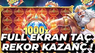  SLOT OYUNLARI  GATES OF OLYMPUS 1000 TAÇLAR EFSANE GELDİ ÇOK YÜKSEK KAZANÇ