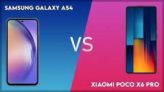 Samsung Galaxy A54 vs Xiaomi Poco X6 Pro Technical Comparison