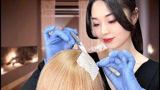 ASMR Sleep Inducing Hair Treatment